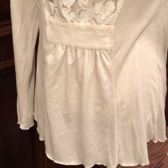 Anthro TINY open cardi with lace back NWT Small - Picture 5 of 8